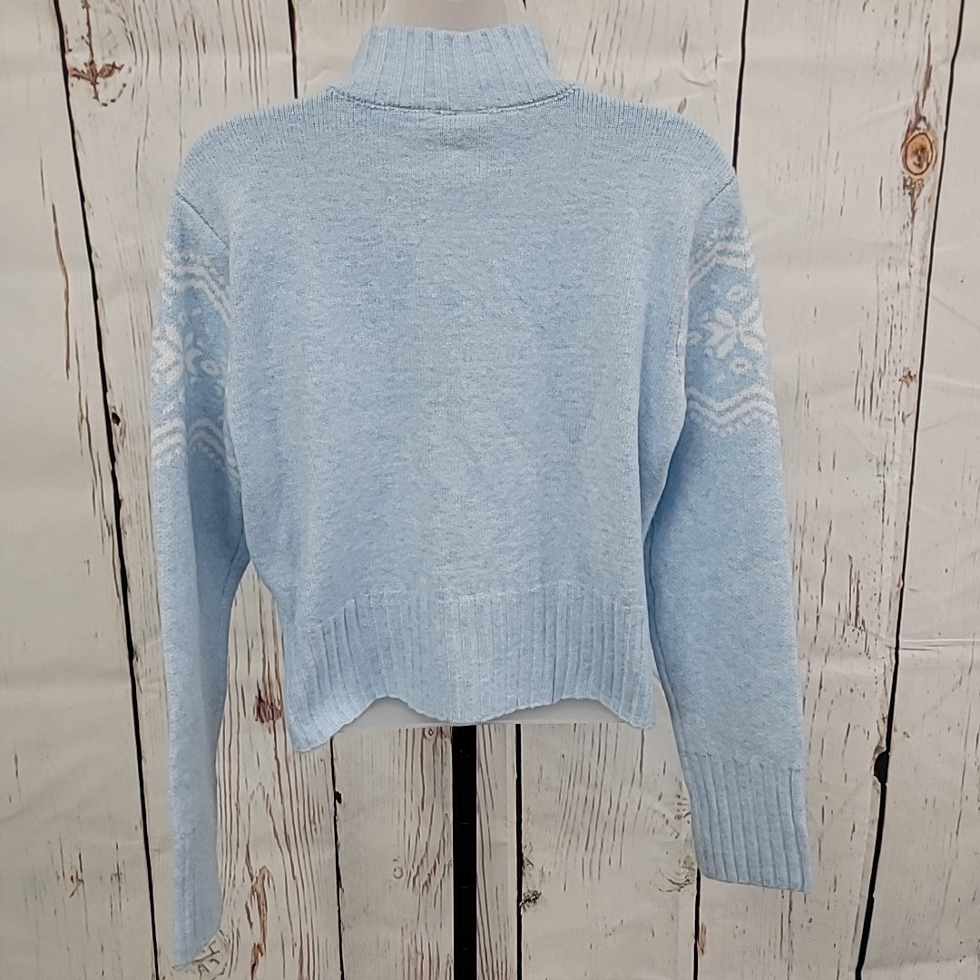 Planet Heart Size L Blue Sweater