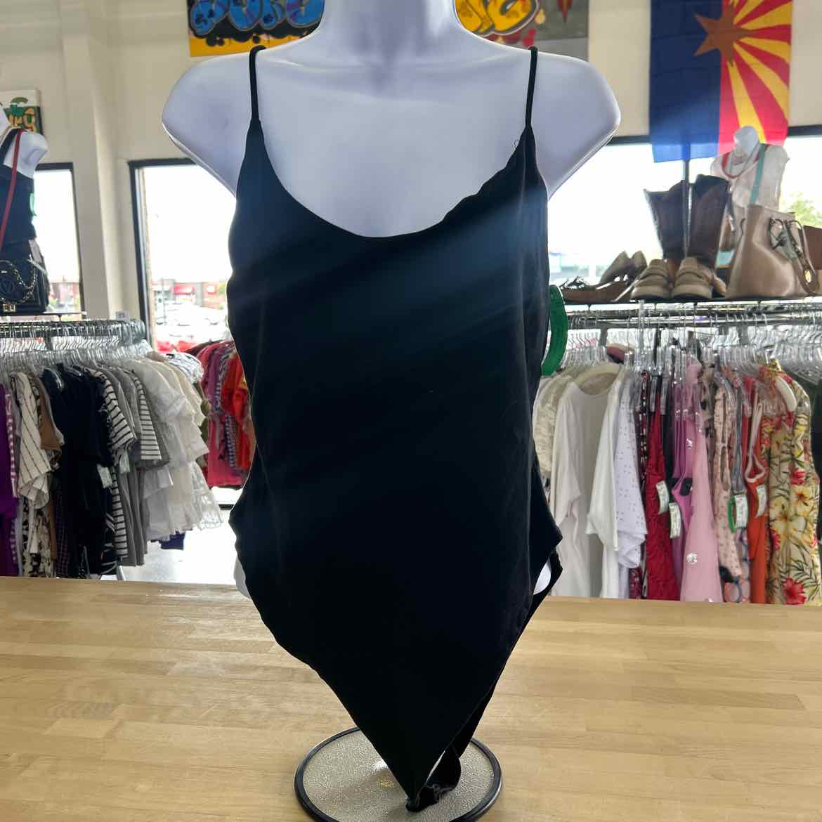 STR Size XL Black Preloved Bodysuit