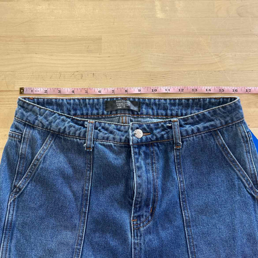 Monkey Ride Size 9 Blue Denim Preloved Jeans