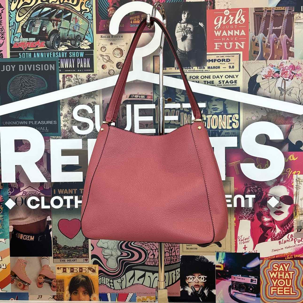 Kate Spade Pink Pebbled Leather Preloved Handbag