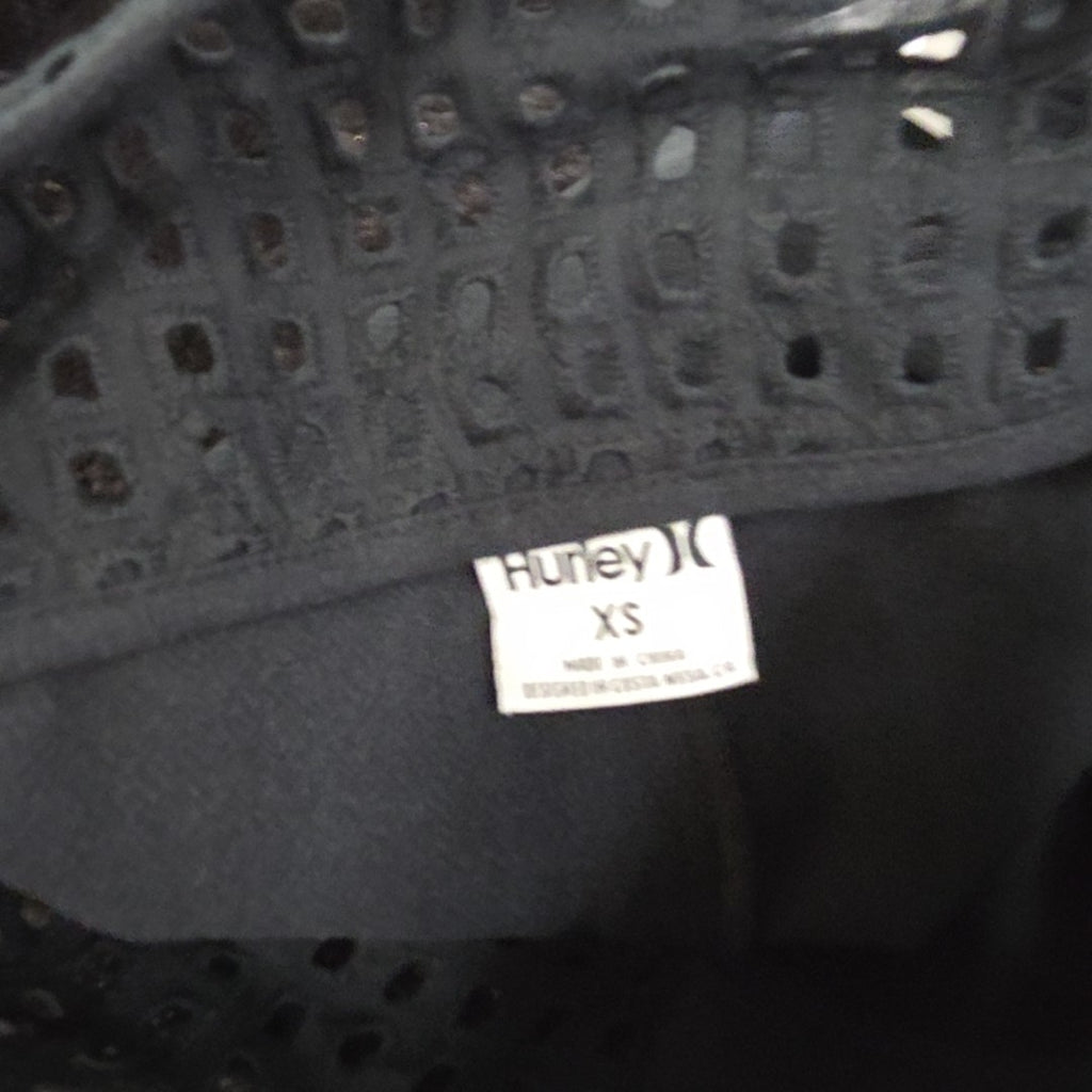 Hurley Size XS Black Pants