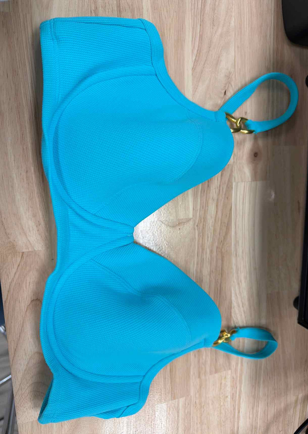 Bleu Size 38D Underwire Bikini Top
