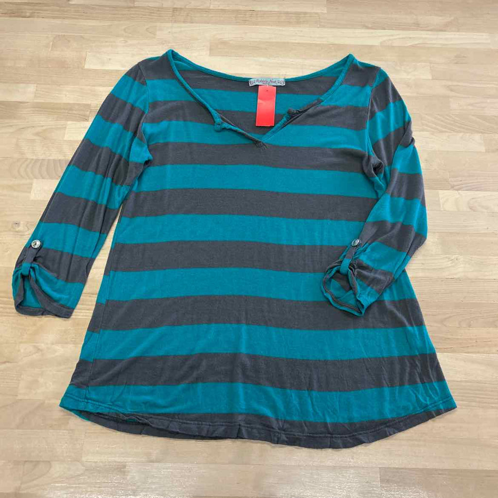 Robins Nest Size L Teal Longsleeve