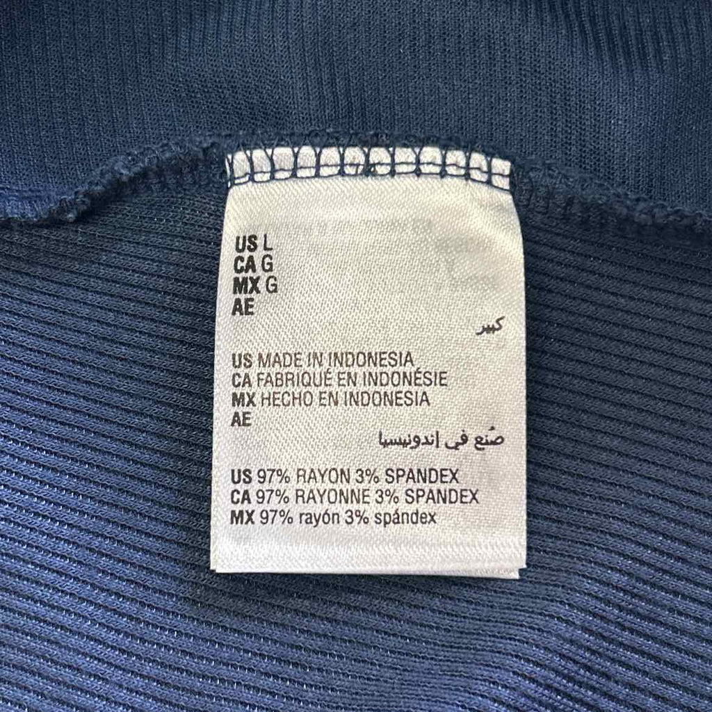 INC Size L Blue Preloved T-Shirt SS