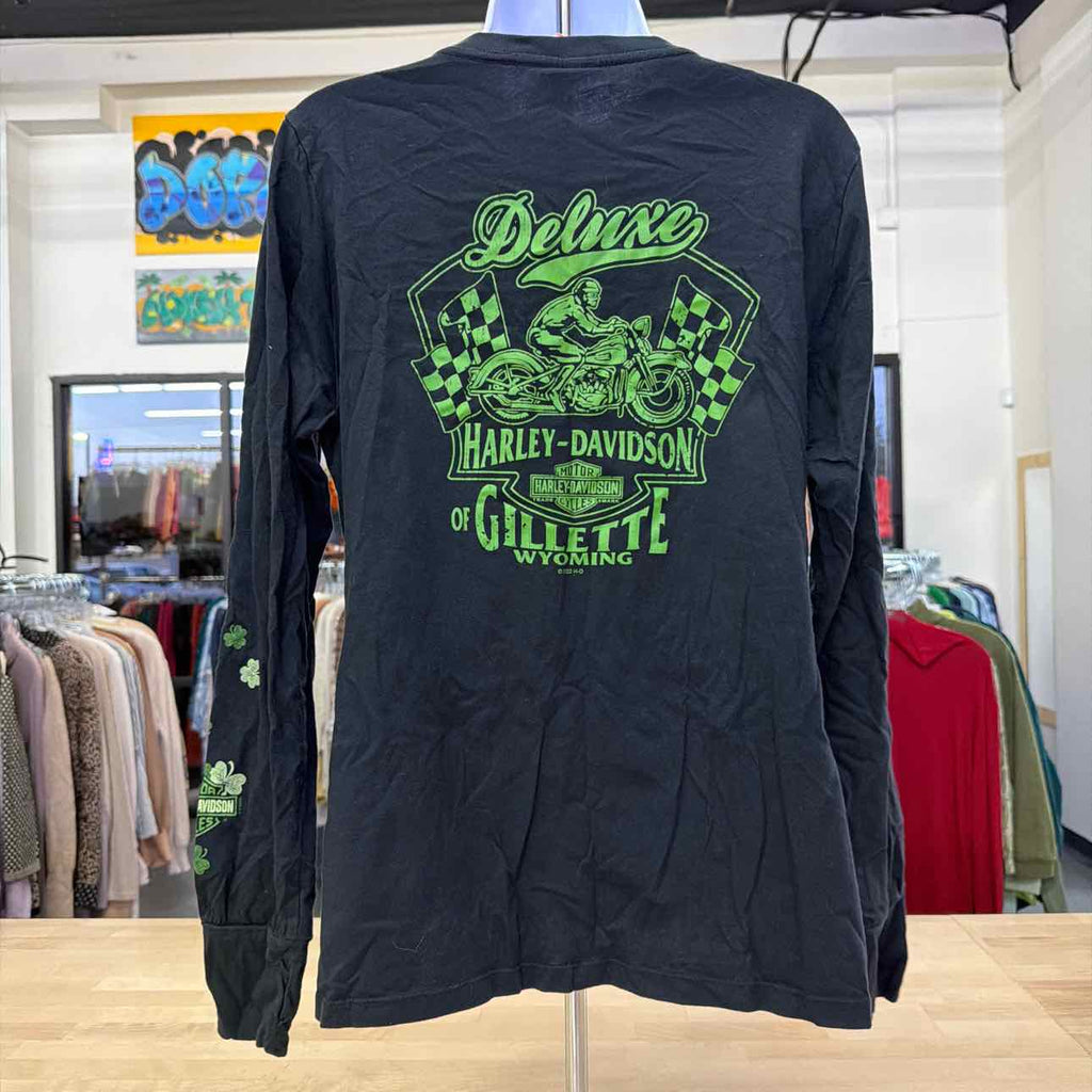 Harley Davidson Size 3XLT Black Used Longsleeve