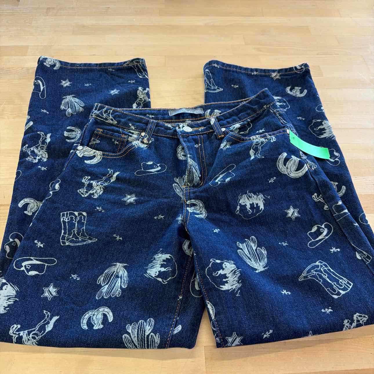 Cali Size 3 Blue Preloved Jeans