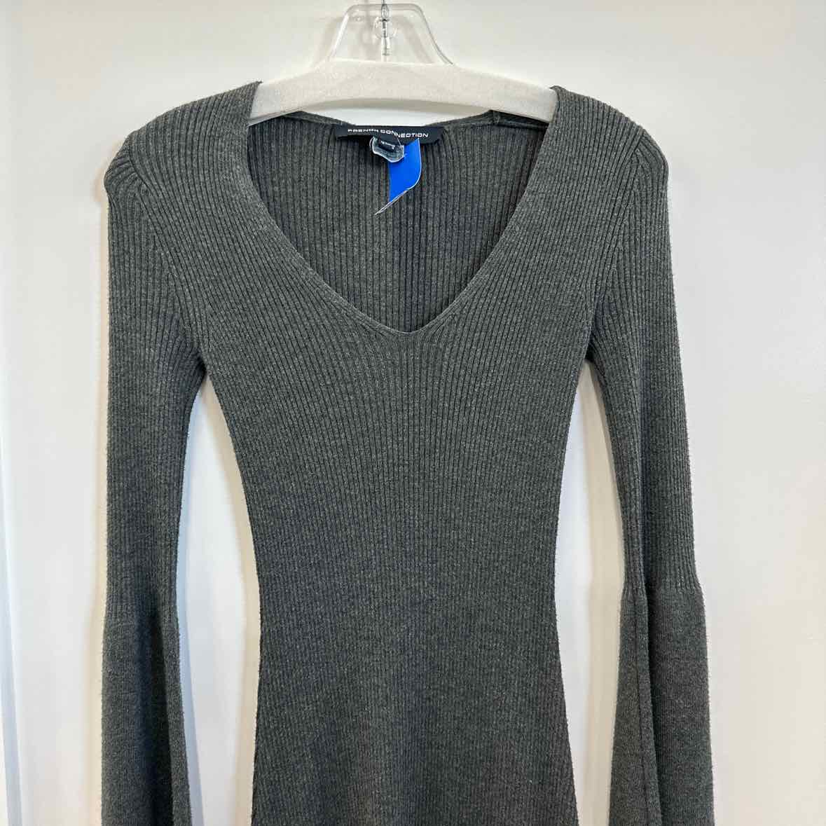 French Connection Size 0 Gray Dress