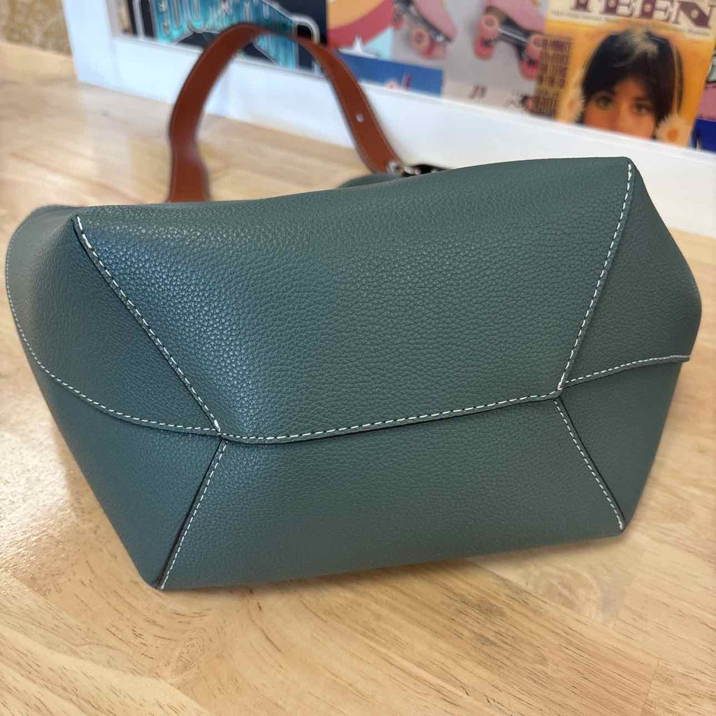 Green Leather Totes