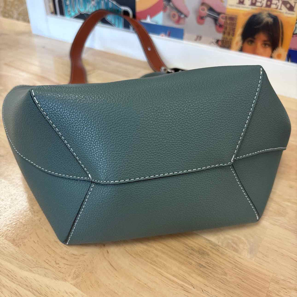 Green Leather Totes