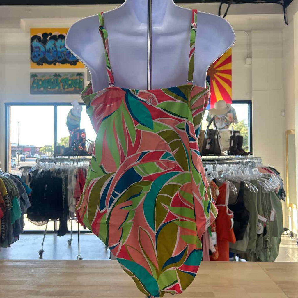 Hurley Size XL Pink Preloved Swimsuit