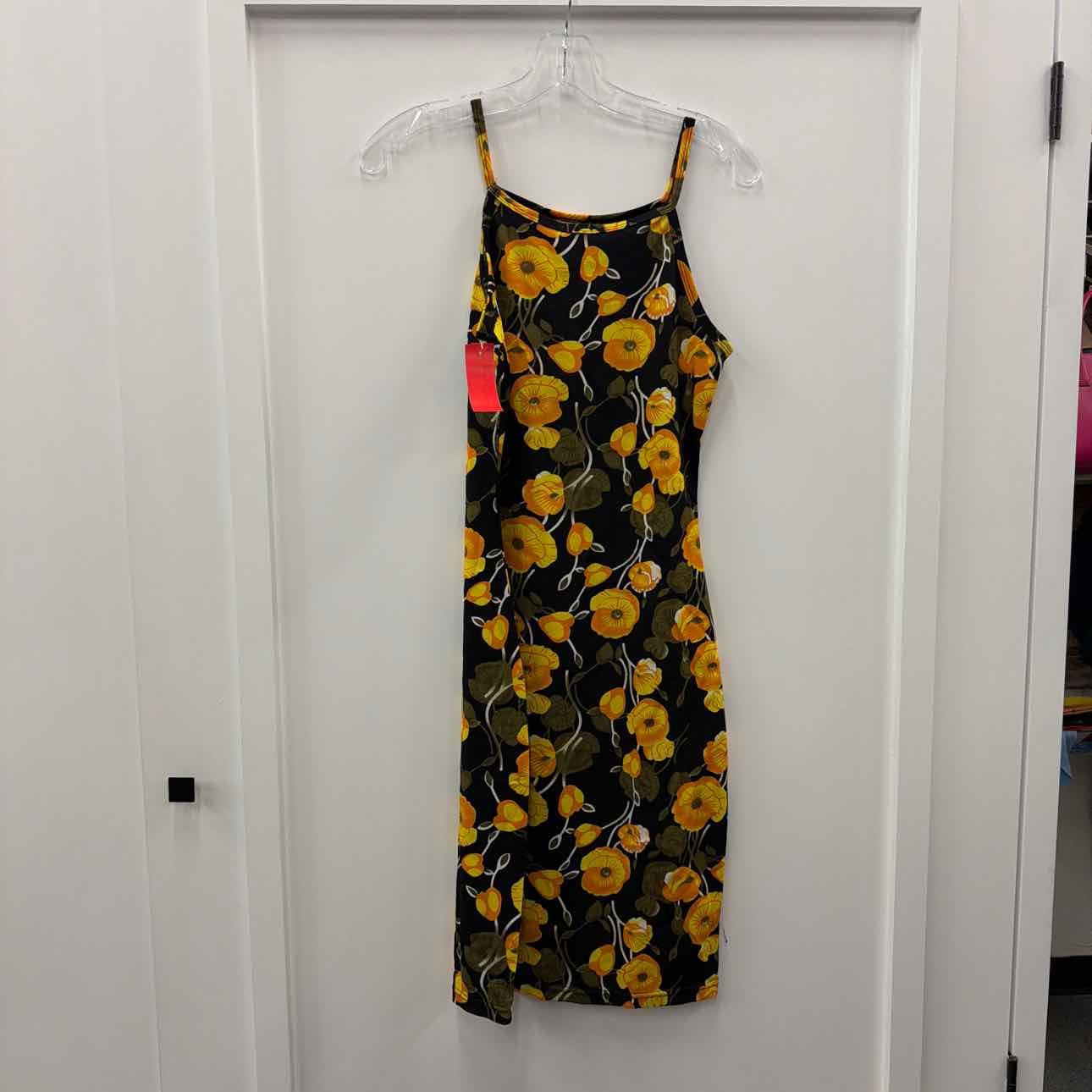 Size M Black/Yellow Preloved Dress