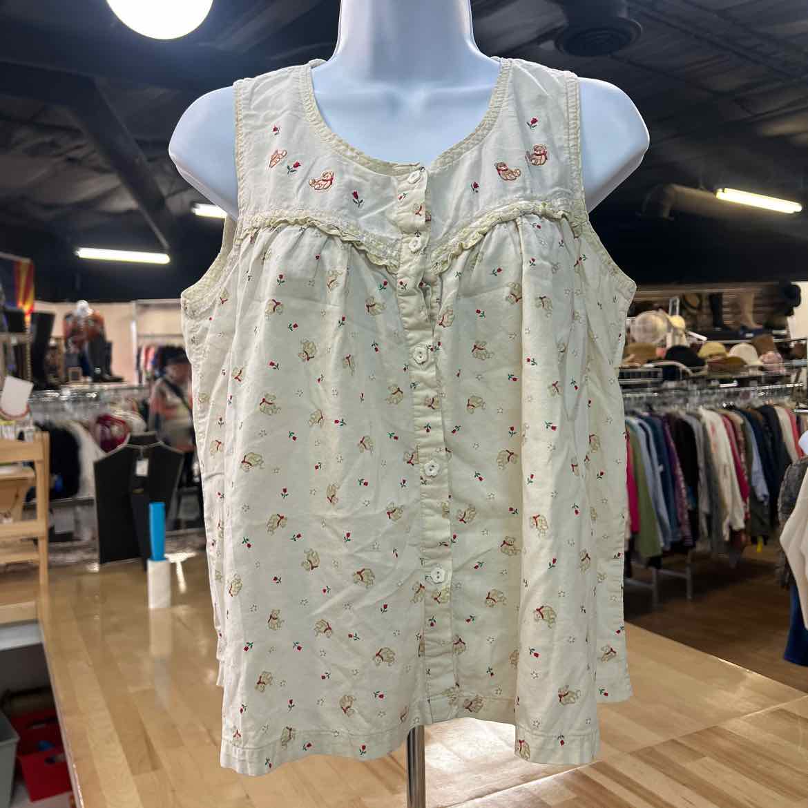 secret treasures Size M Off White Preloved 2 pc Dress Set
