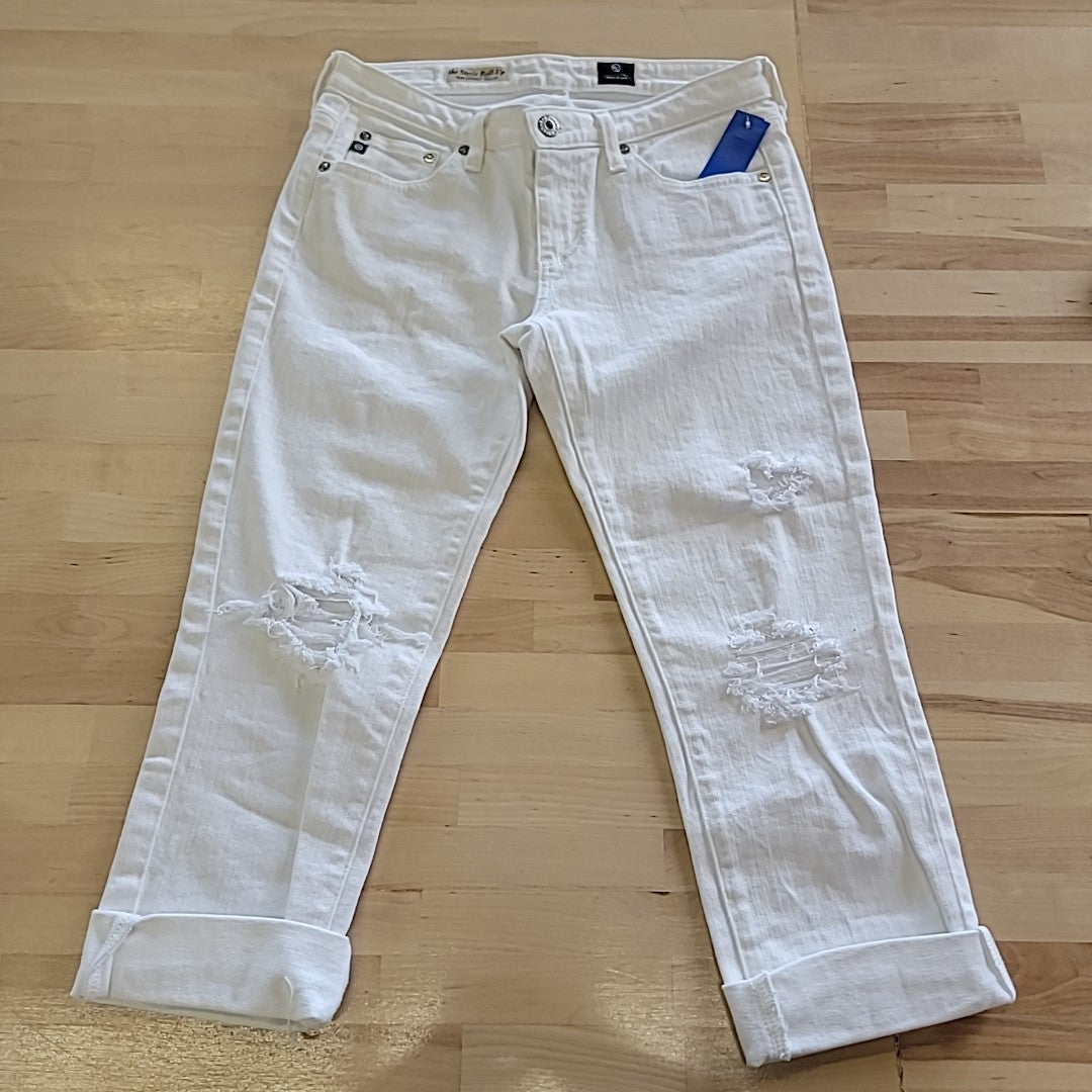Adriano Goldschmied Size 27 White Jeans
