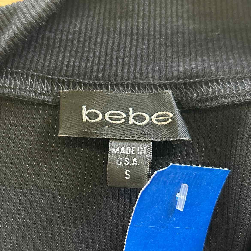 Bebe Size S Black Preloved Blouse SS