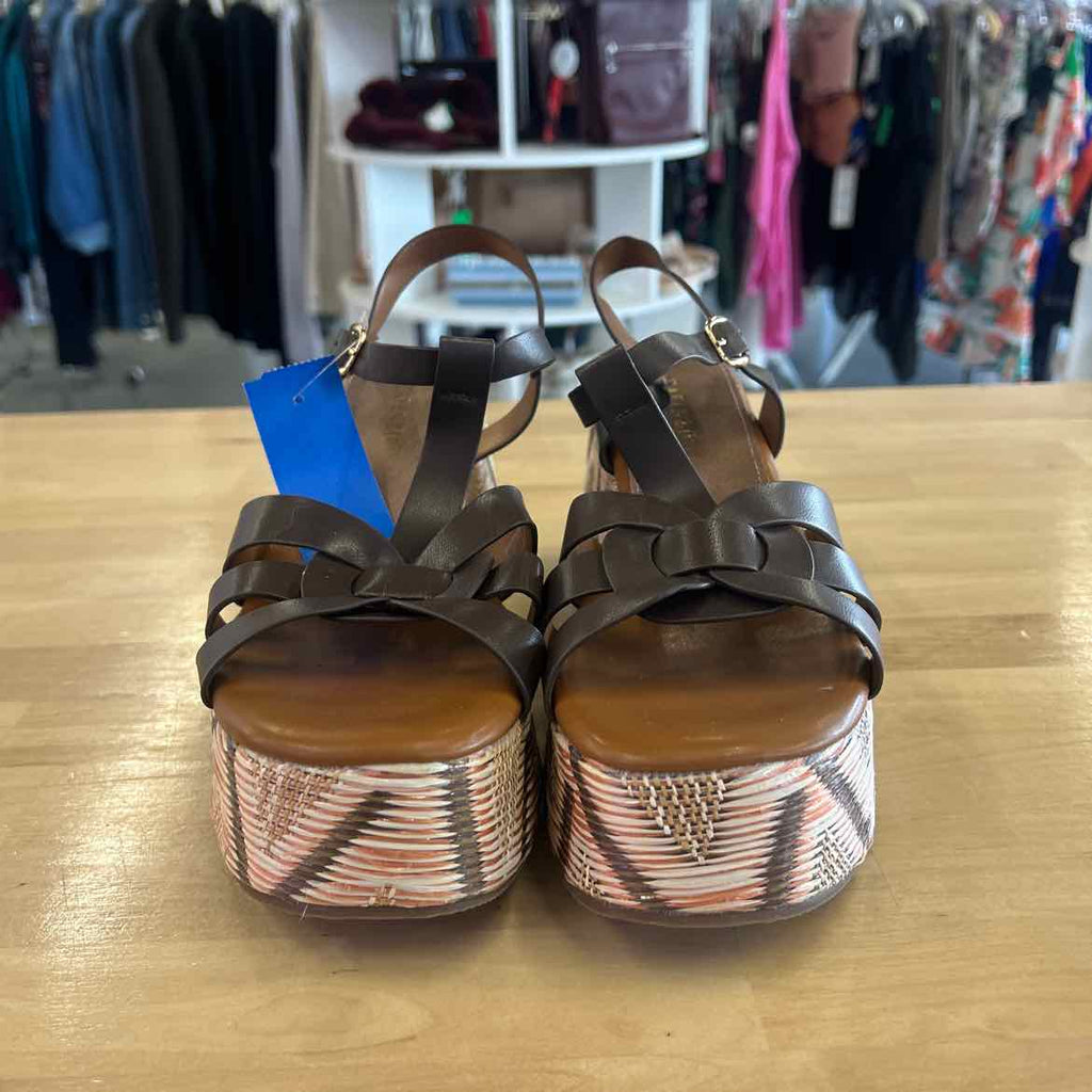 CafeNoir Size 7.5 (38) Brown Preloved Sandals