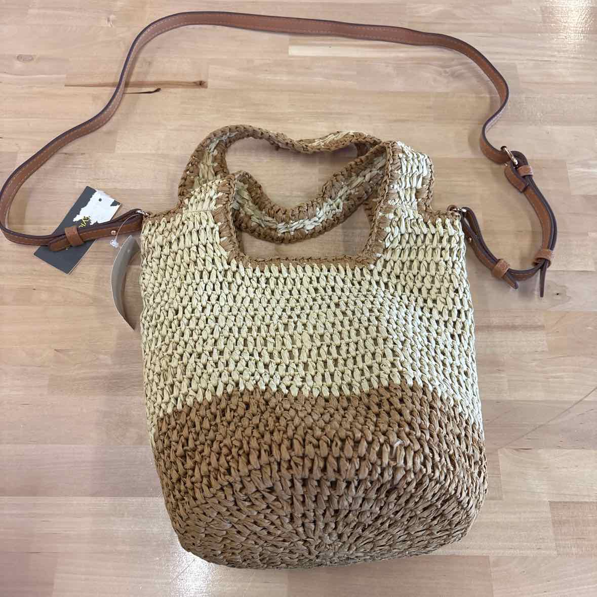 Style Co Small Soft Packable Tote Natural Brown