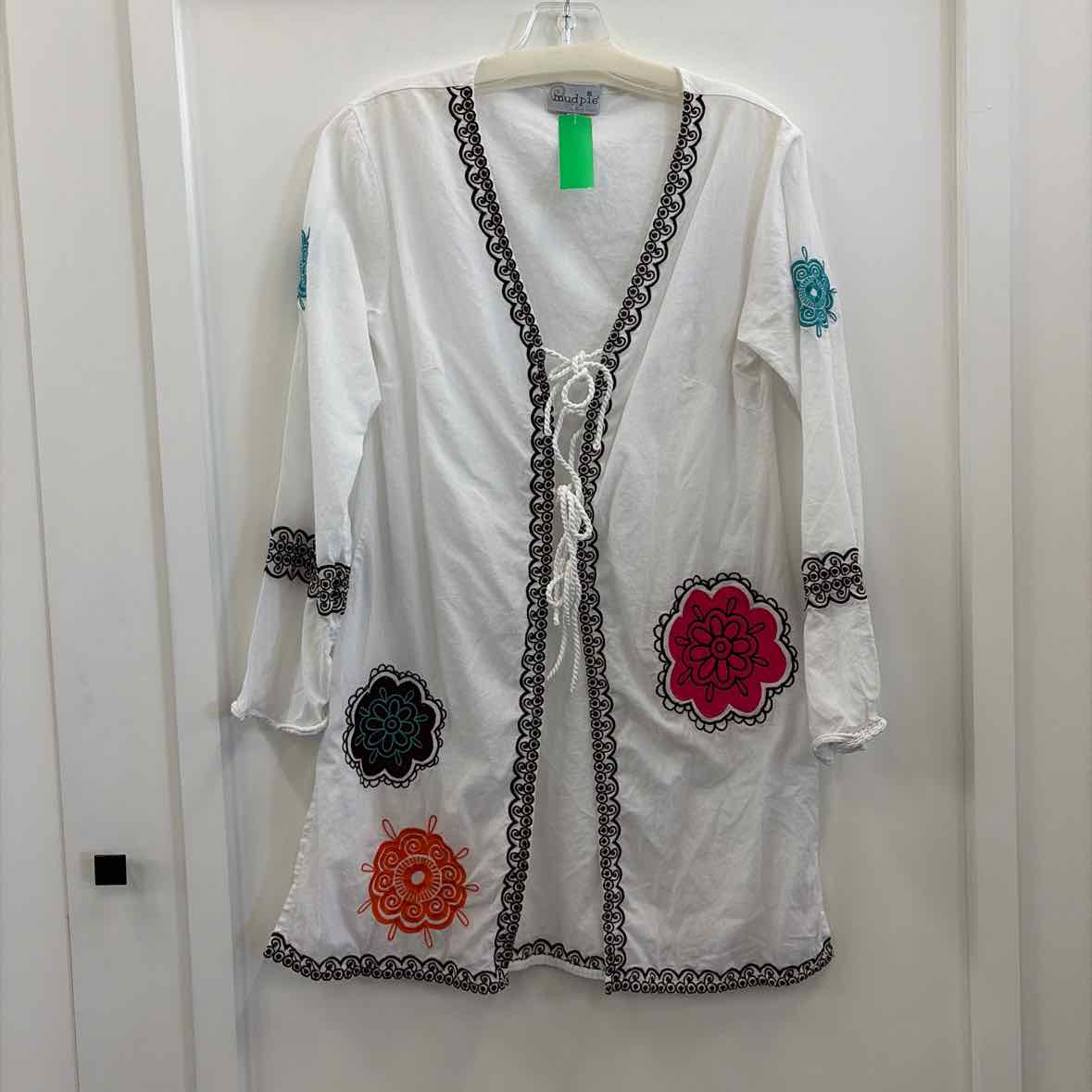 Mudpie Size M White Preloved Coverup