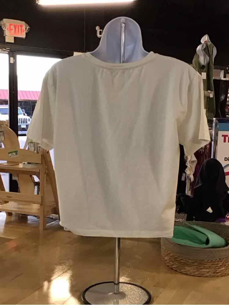 Karl Lagerfeld Size S White New T-Shirt SS