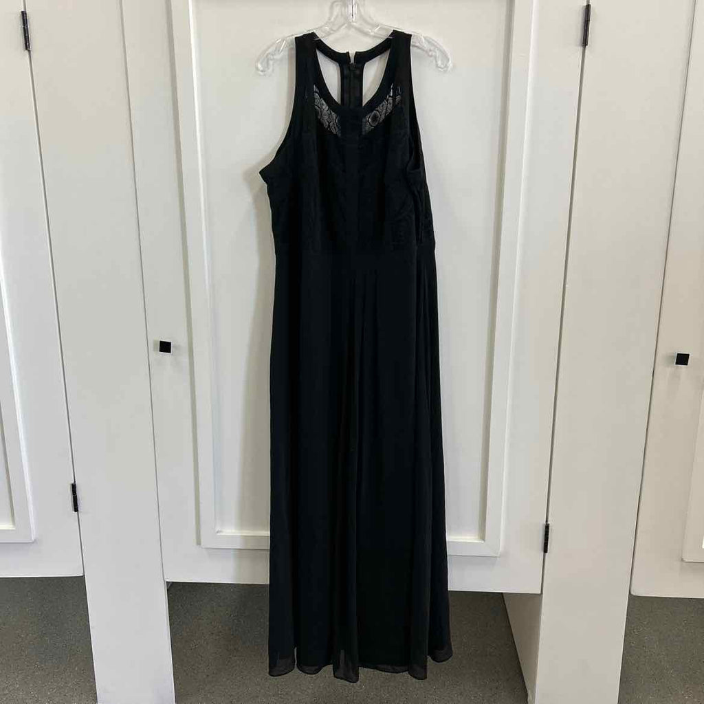 City Chic Size L Black Preloved Dress
