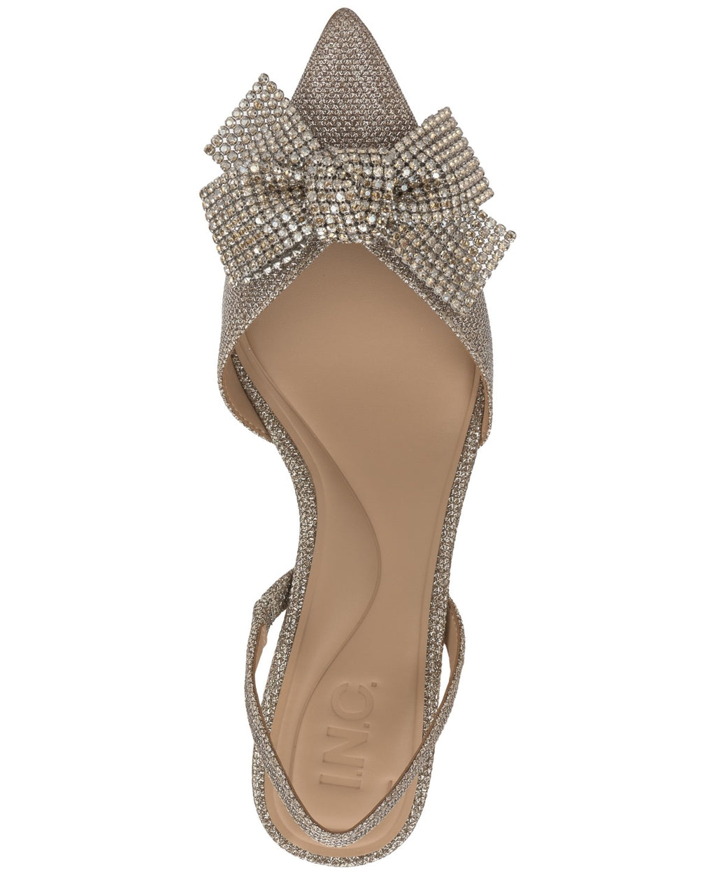 INC Size 8 Women's Gevira Pointed-Toe Slingback Pumps