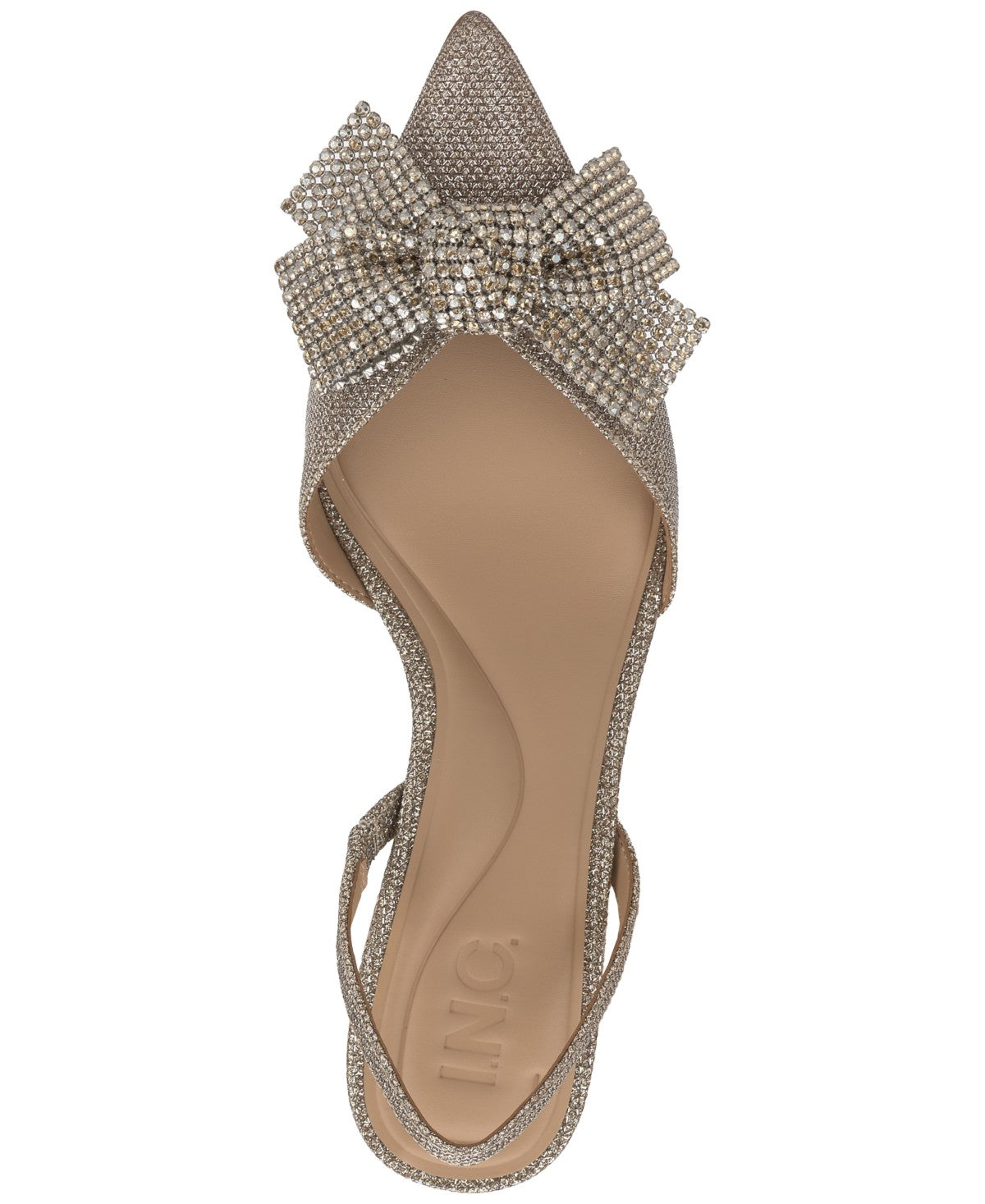 INC Size 8 Women's Gevira Pointed-Toe Slingback Pumps