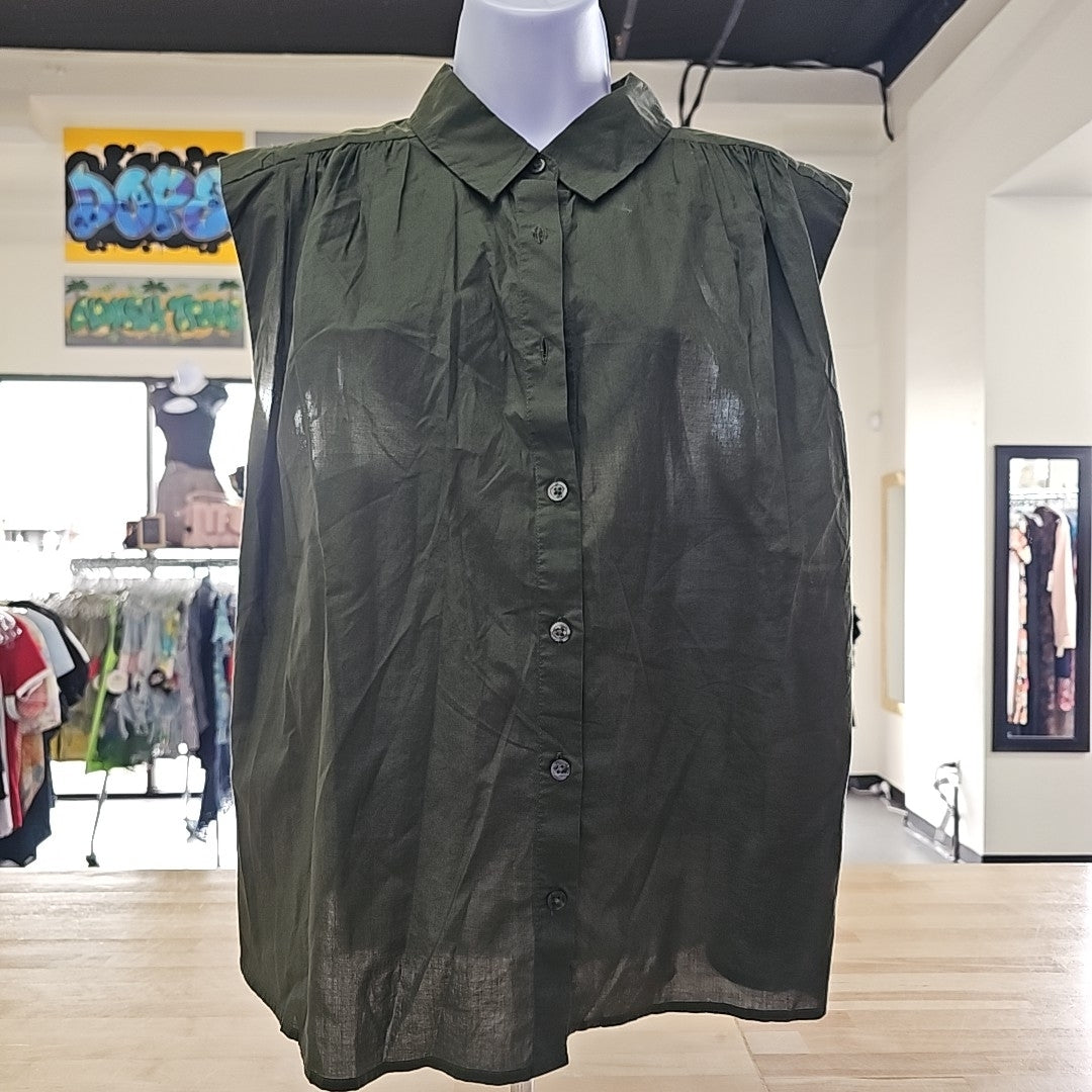 Levi's Women's Gracen Blouse - Deep Depths XL