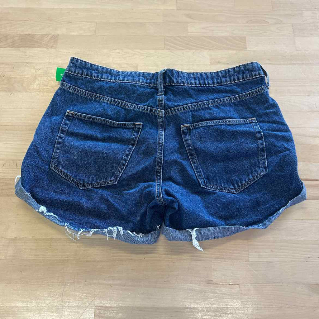 & Denim Women Size 8 Blue Denim Preloved Shorts