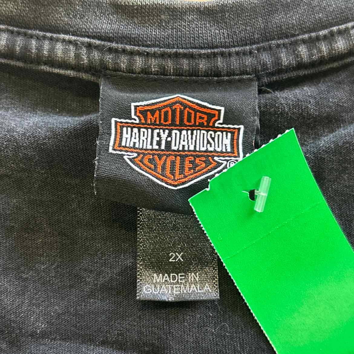 Harley Davidson Size 2X Black Preloved T-Shirt SS