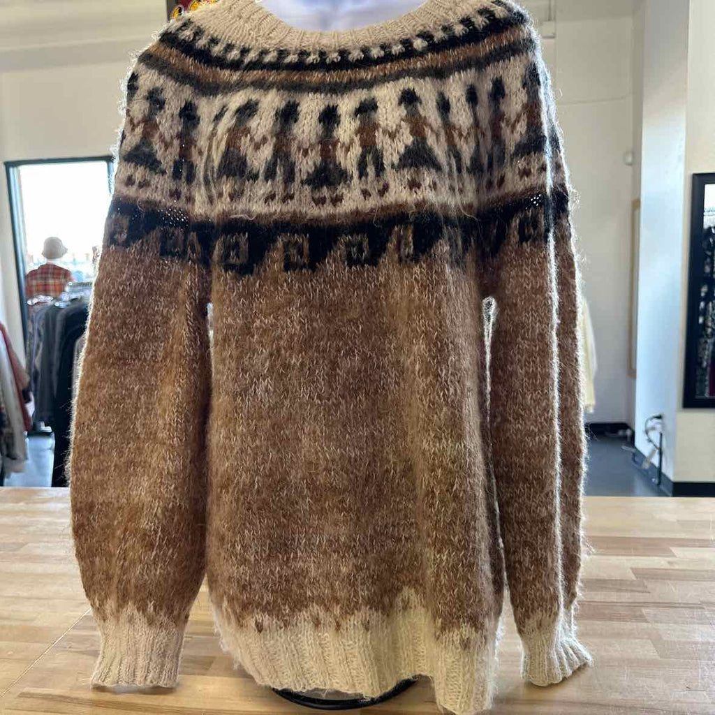 Alpaca Imports Size XL Brown Sweater