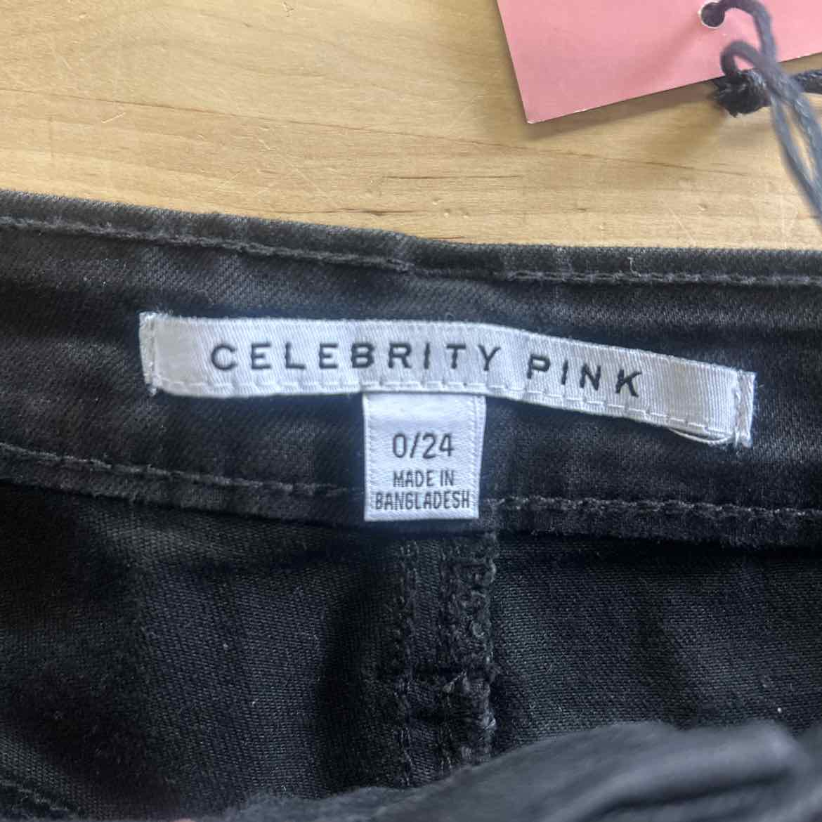 Celebrity Pink Juniors' 4" High-Rise Curvy Denim Shorts - Black - 0