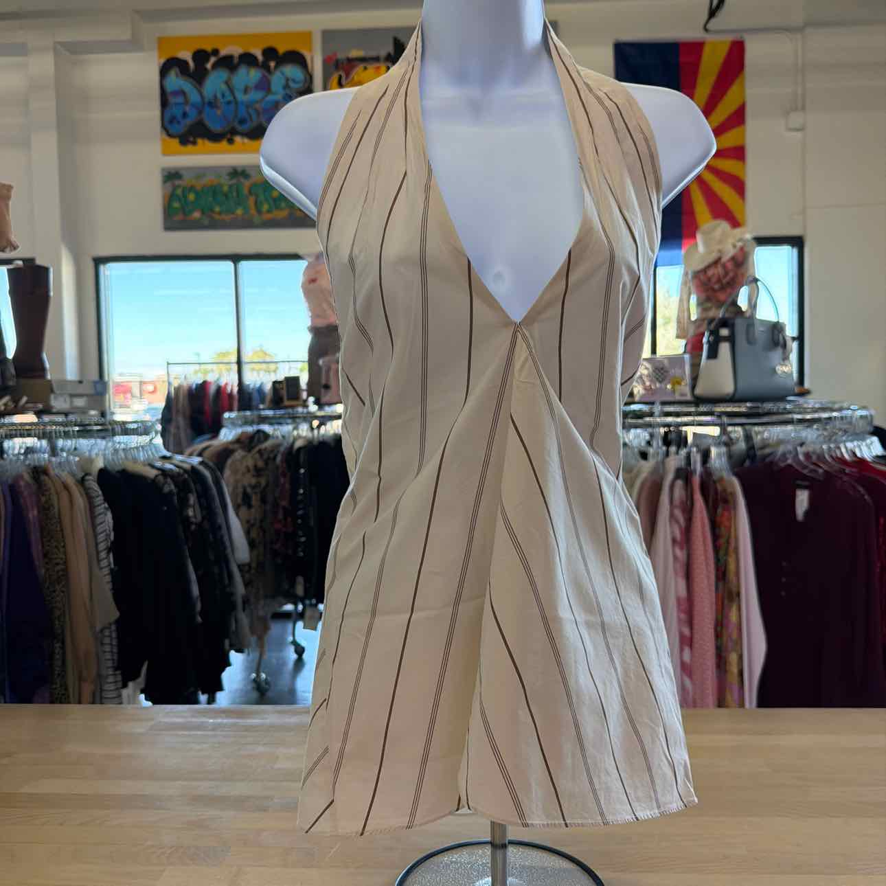 Banana Republic Size S White Preloved Halter