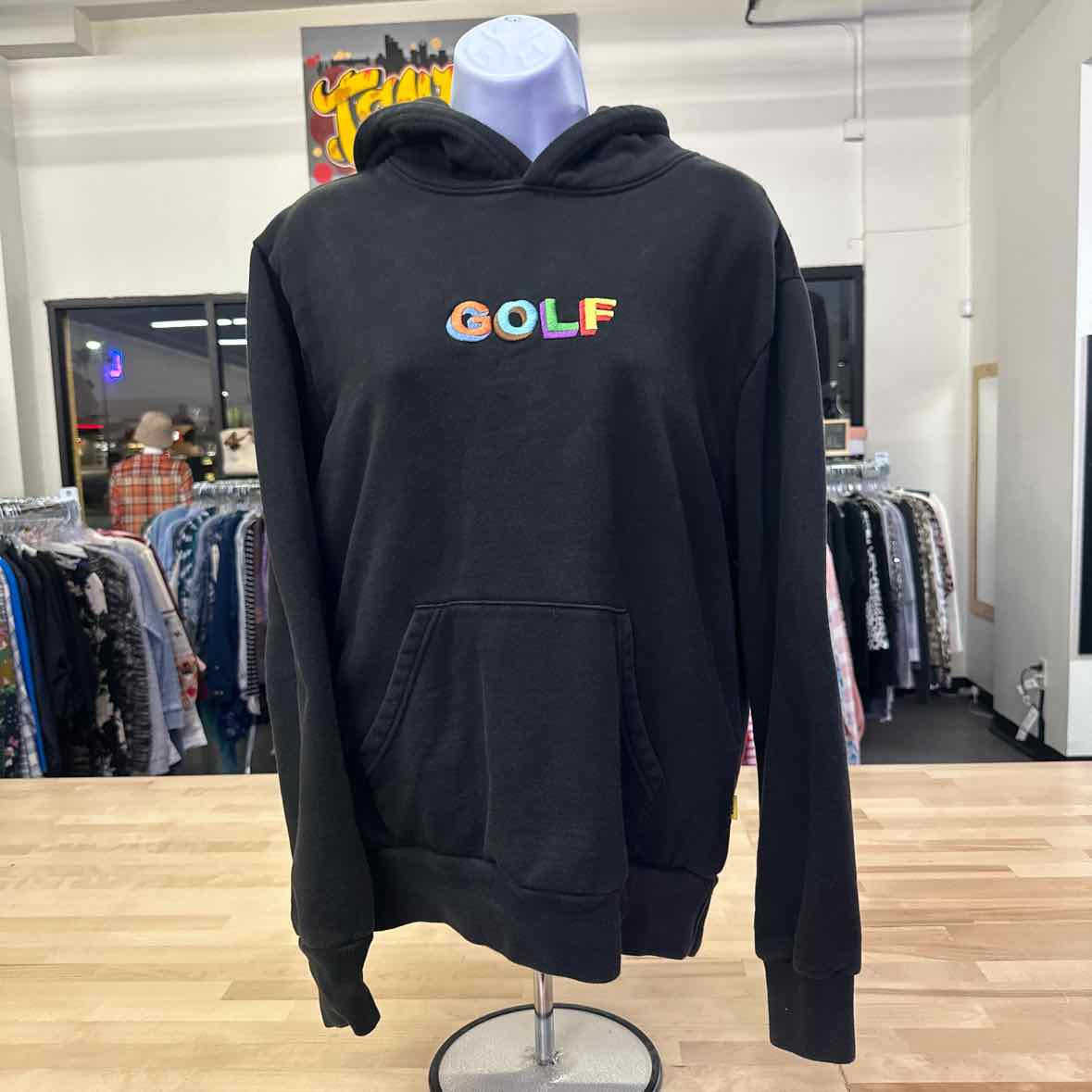 Golf Size S Black Hoodie