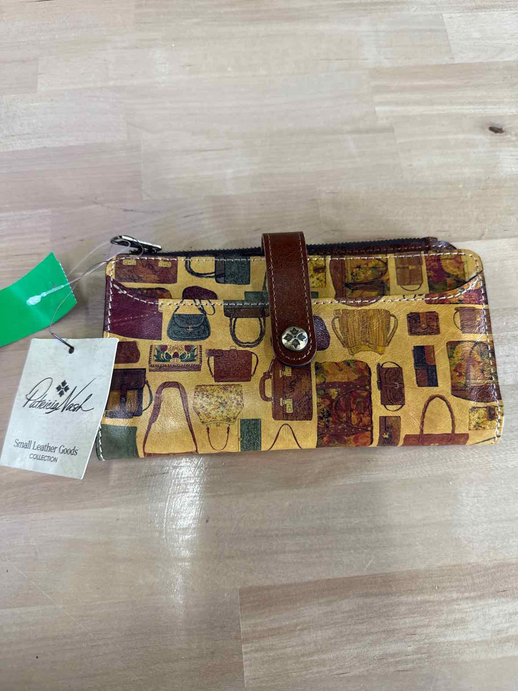 Patricia Nash Brown Leather Wallet