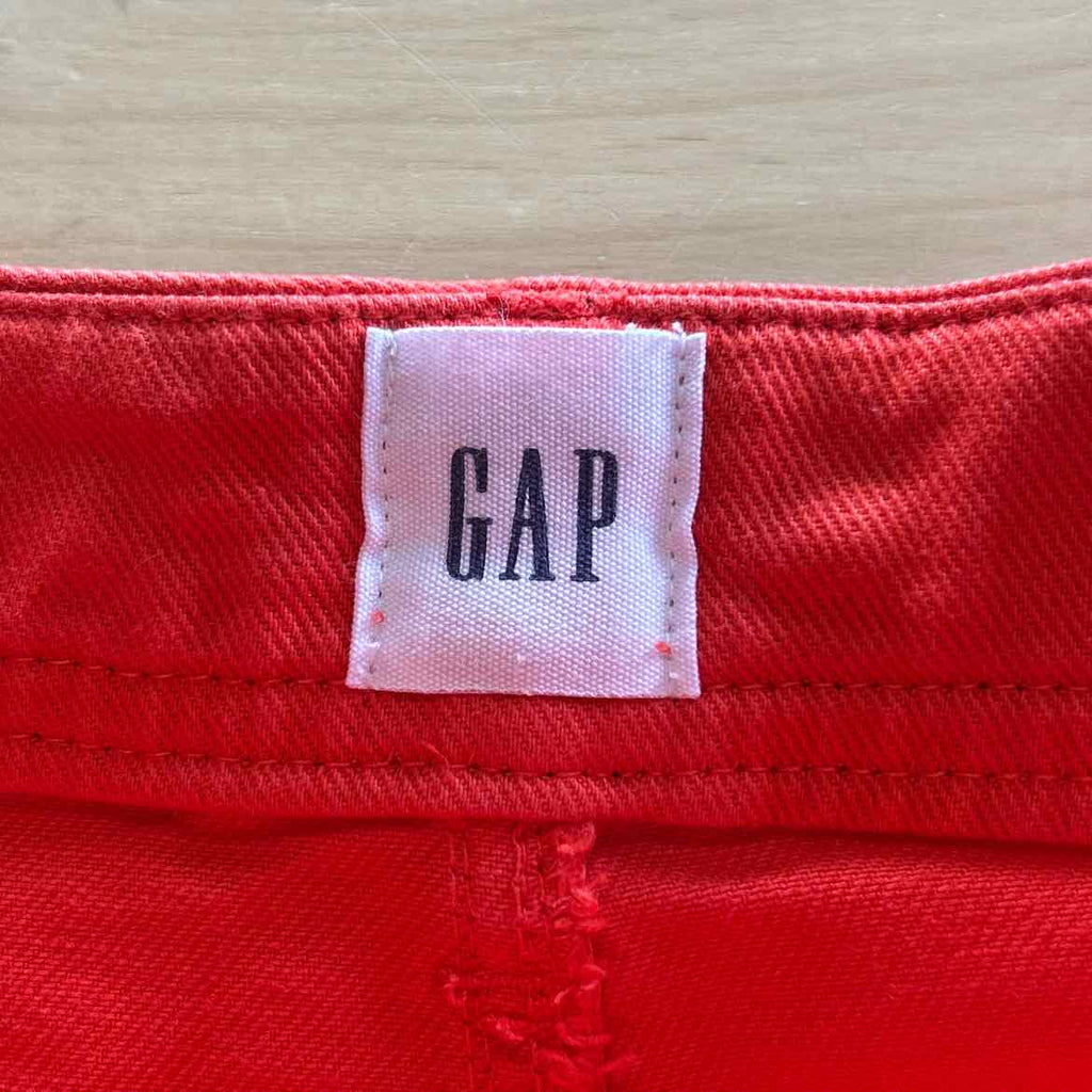 Gap Women Size 4 Orange Preloved Shorts