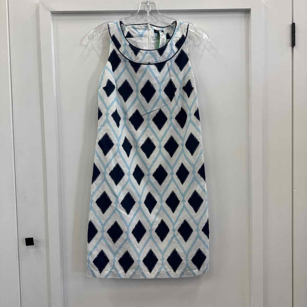 Talbots Size 4P Blue & White Preloved Dress