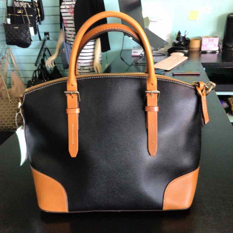 Dooney & Bourke Black & Brown Handbag