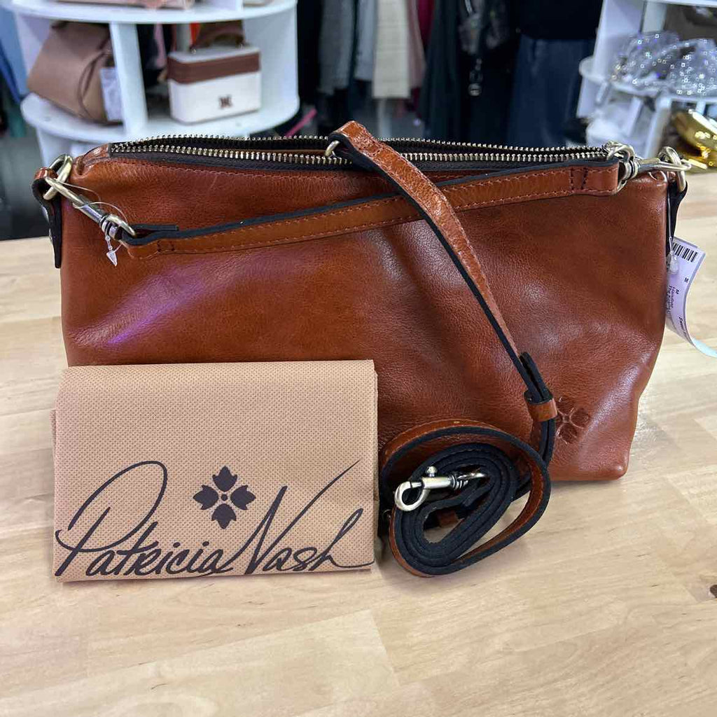 Patricia Nash Brown Leather New Handbag