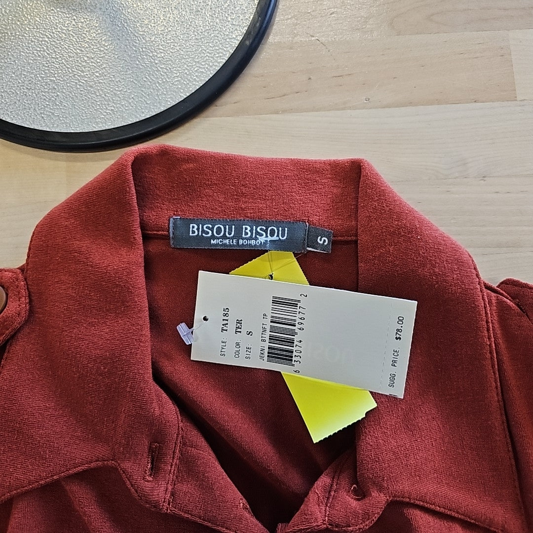 Bisou Bisou Size S Orange Sleeveless