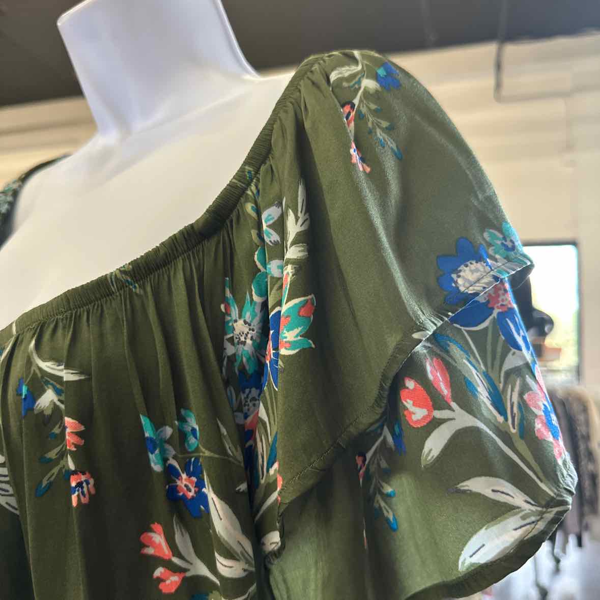 Terra & Sky Size 1X Green Sleeveless