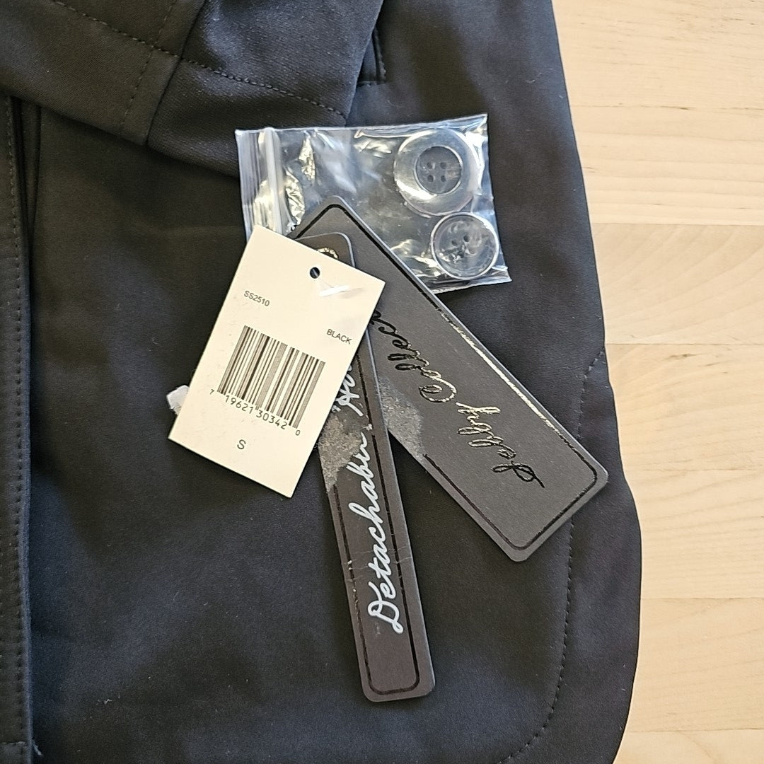 Women's Sebby Collection Double Breasted Softshell Trench Coat