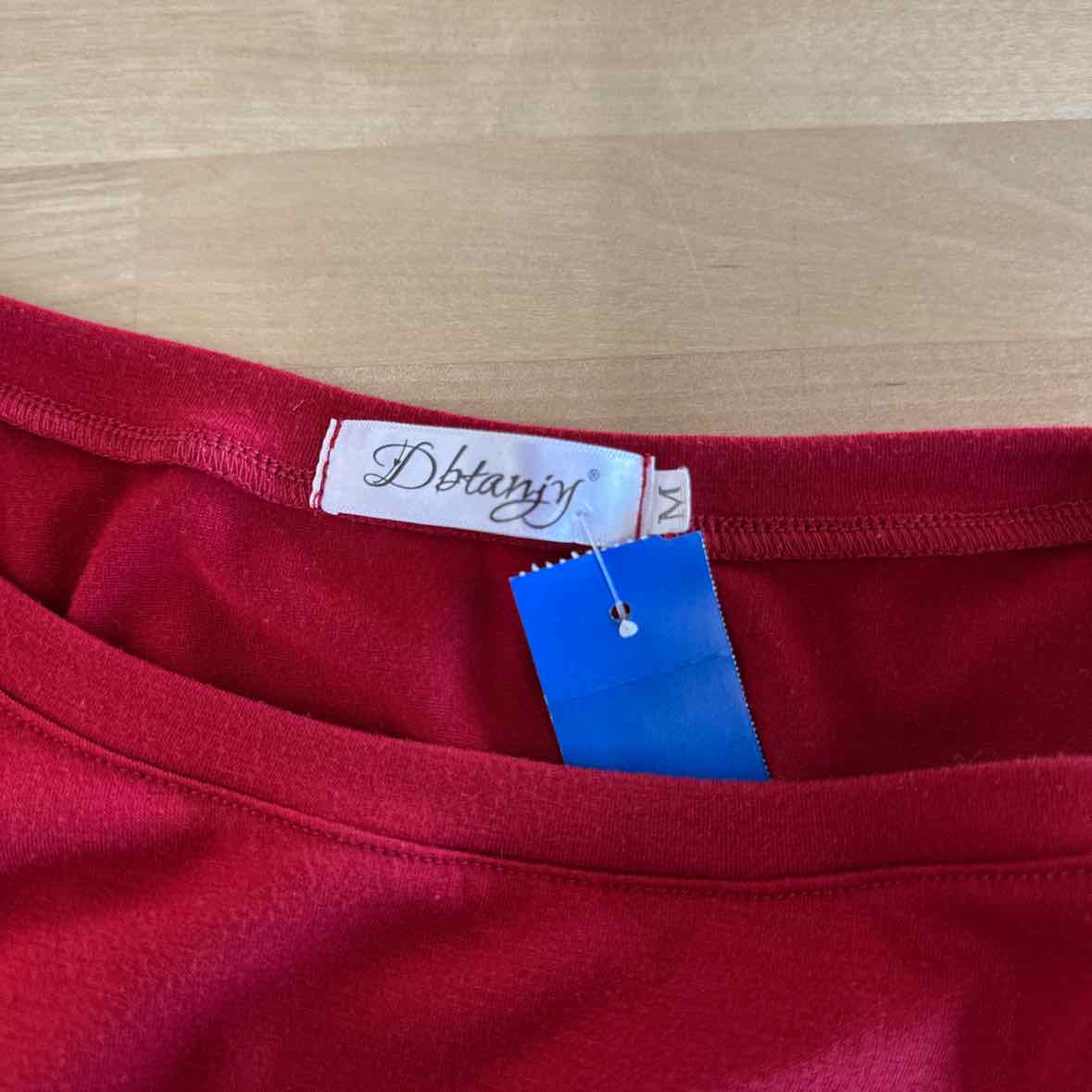 D btanjy Size M Red Blouse