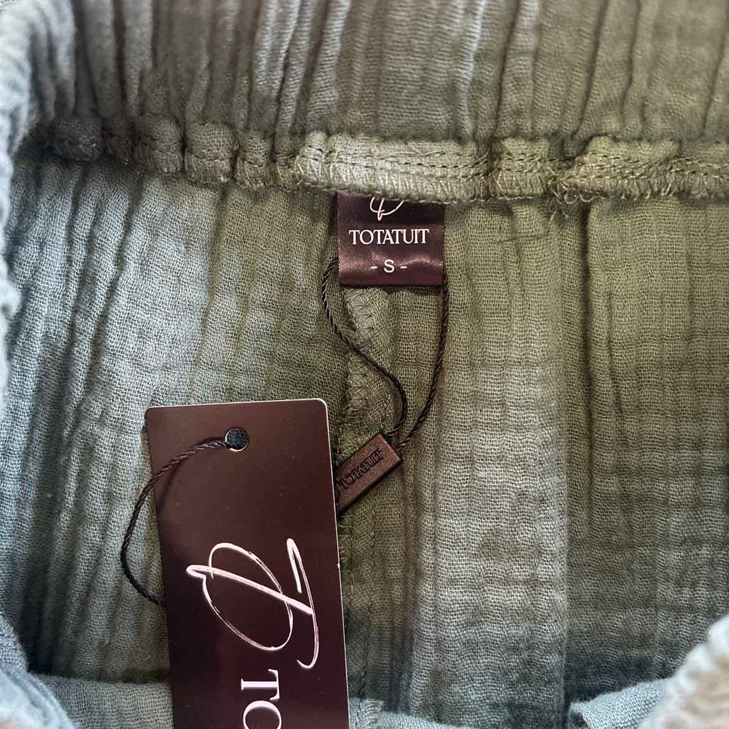 Size S Green Polyester Rayon New Pants