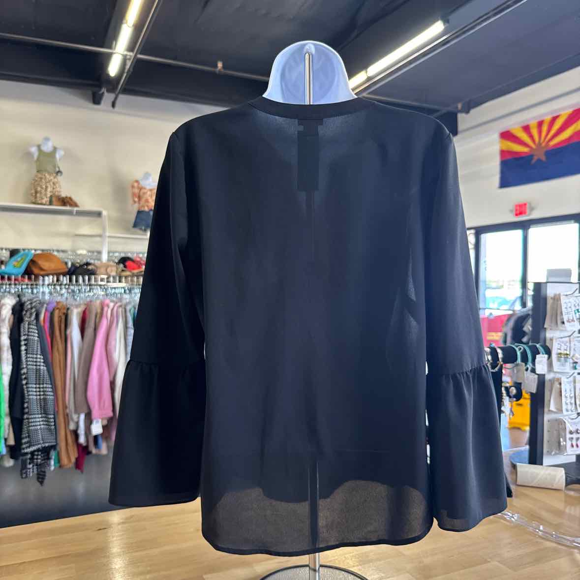 J. Crew Size S Black Blouse