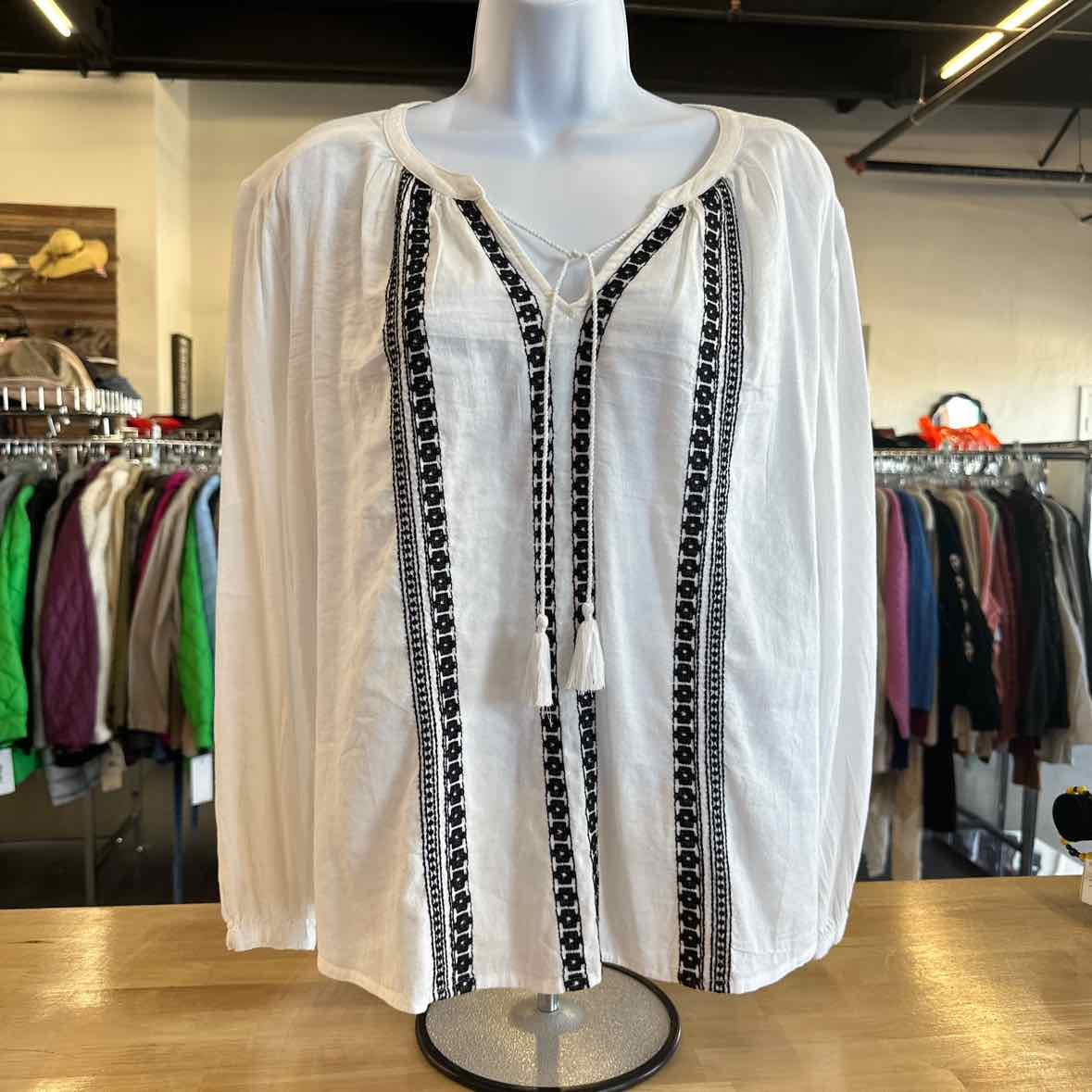 Old Navy Size S White Blouse
