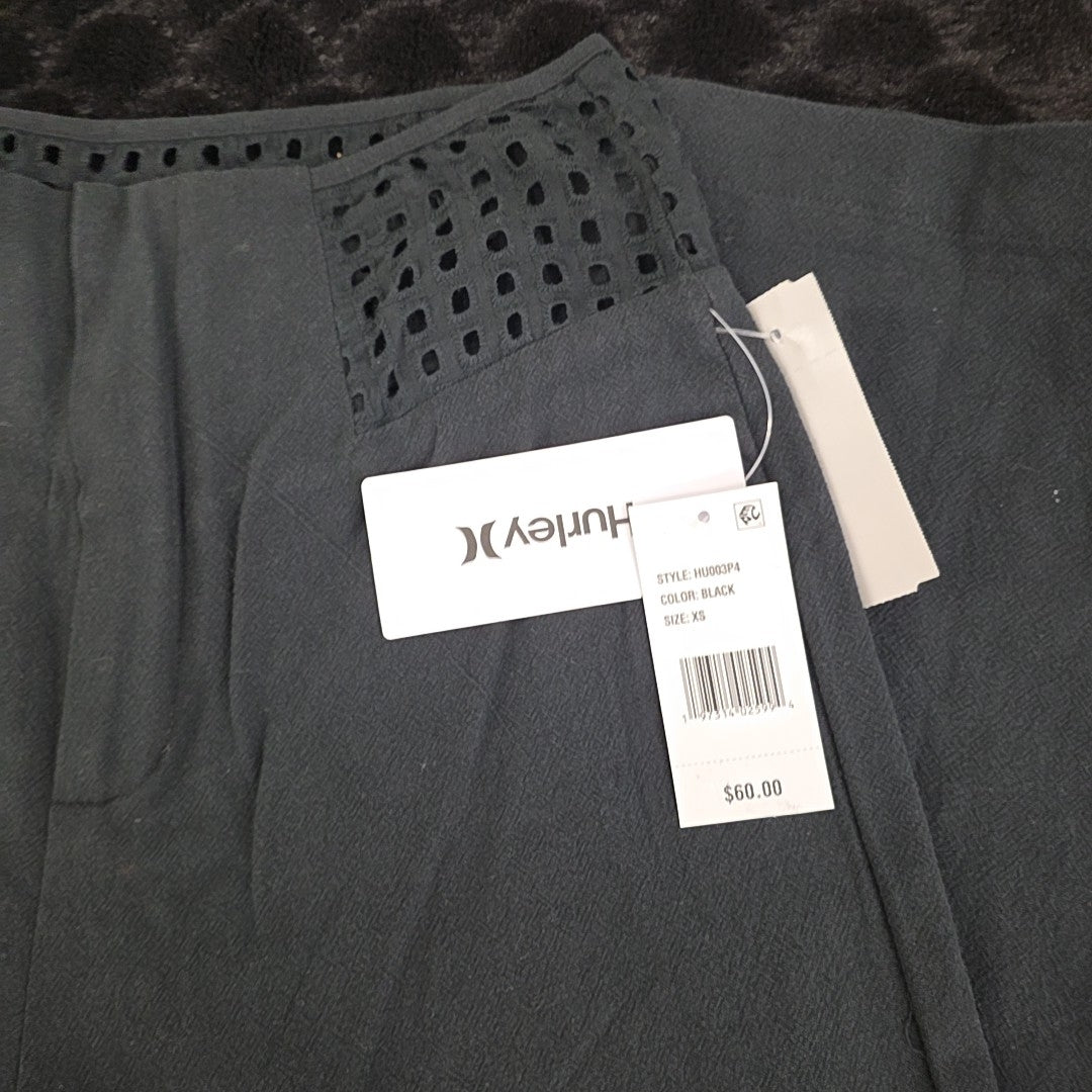 Hurley Size XS Black Pants