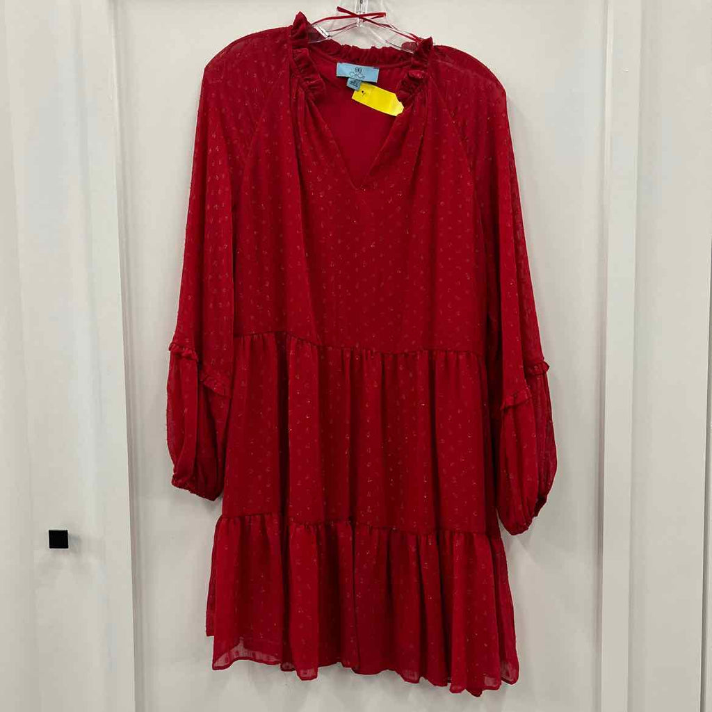 CeCe Size M Red Dress