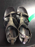 Donald J Pliner Shoe Size 9N Silver Heeled Sandals