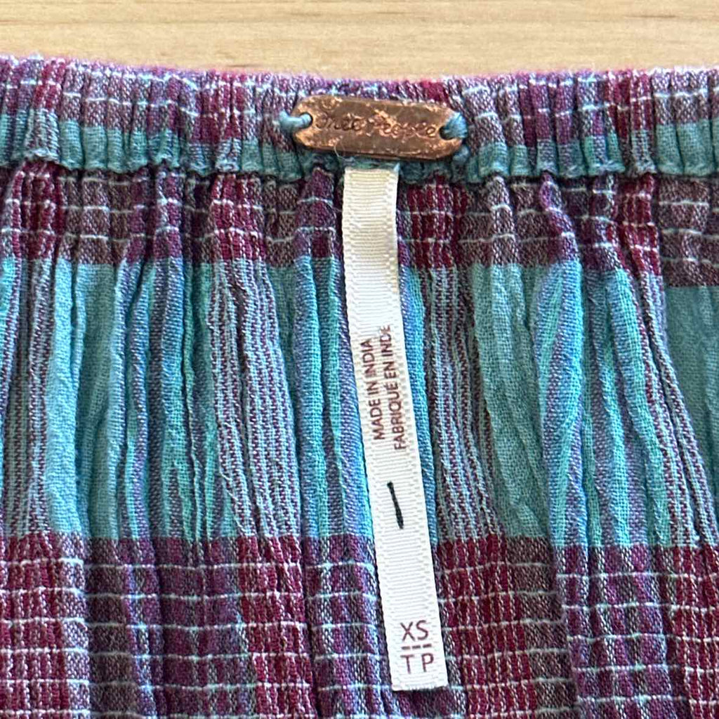 Free People Size XS blue/purple Blouse