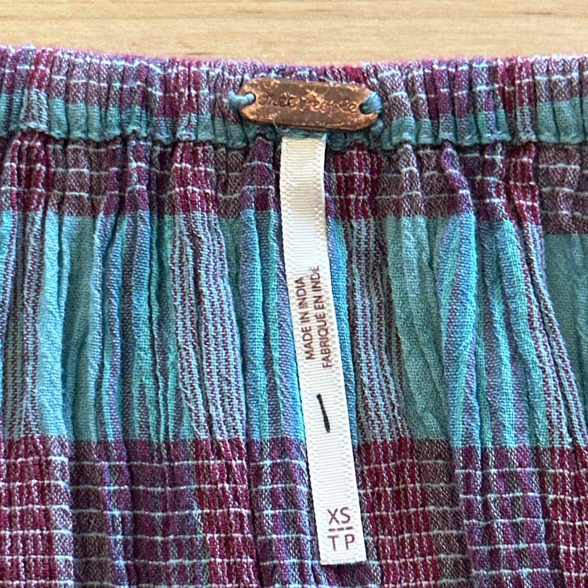 Free People Size XS blue/purple Blouse