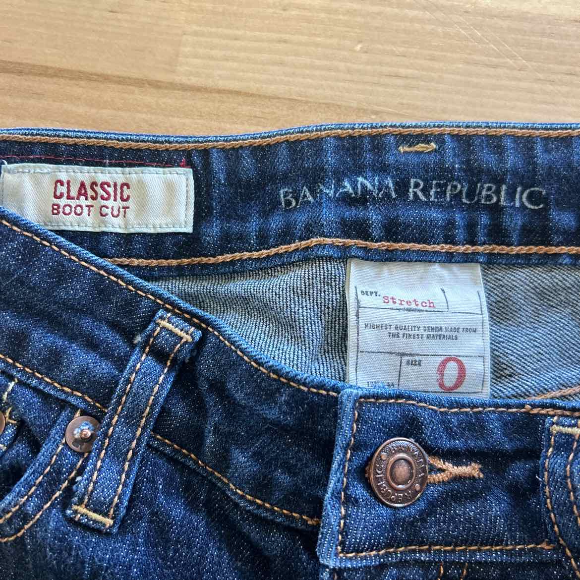 Banana Republic Size 0 Blue Jeans